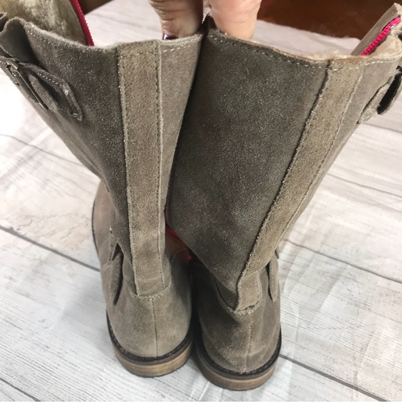 Big Girls Mini Boden Suede Boots Size 4.5 - Picture 12 of 15